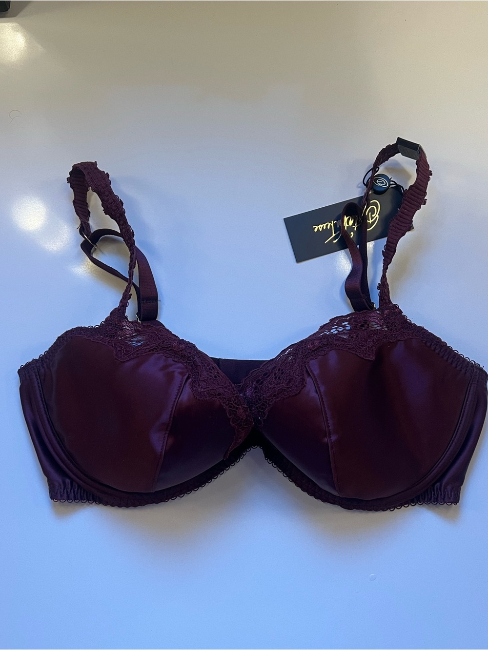 NWT Dita Von Teese Starlift Bra 34DD Decadent Plum